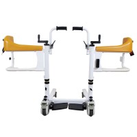 Manual Patient Lift Transfer Chair for Home Eldly care products, Portable Transfer Nursing Chair Lifter