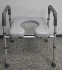 Raised Toilet Seat with Handles