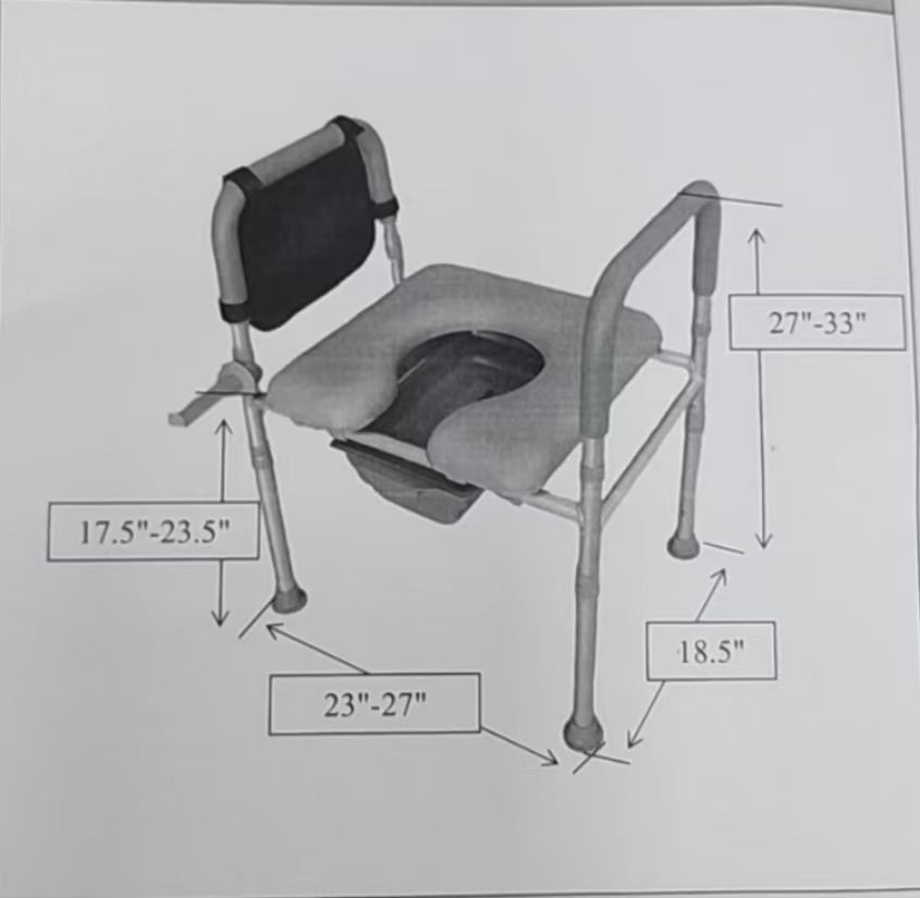 Raised Toilet Seat with Handles