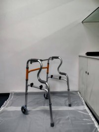 3-in-1 Stand-Assist Folding Walker Heavy Duty Walking Mobility Aid