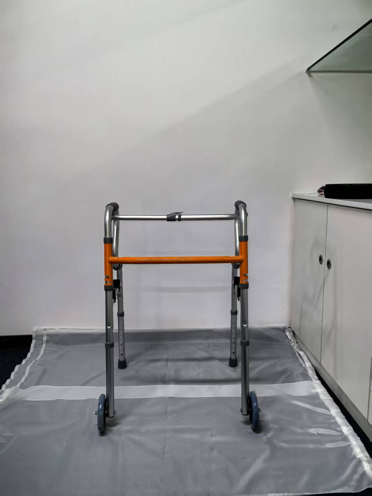 3-in-1 Stand-Assist Folding Walker Heavy Duty Walking Mobility Aid