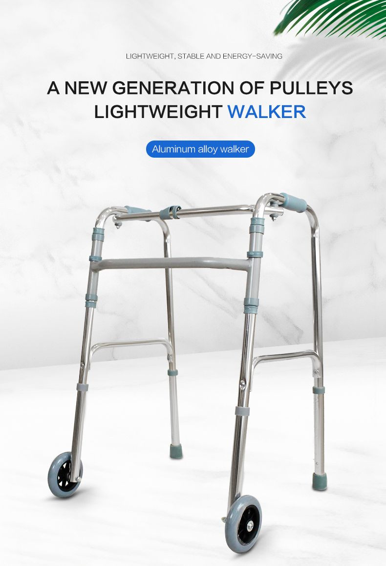 Foldable, portable,adjustable Rehabilitation Therapy  Walker & Rollator,mobility walking aids