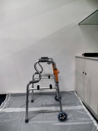 3-in-1 Stand-Assist Folding Walker Heavy Duty Walking Mobility Aid
