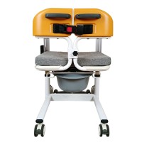 Manual Patient Lift Transfer Chair for Home Eldly care products, Portable Transfer Nursing Chair Lifter