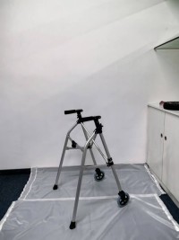 Lightweight Foldable Space Saver Rolling Walker for Adults, Seniors, and Elderly,