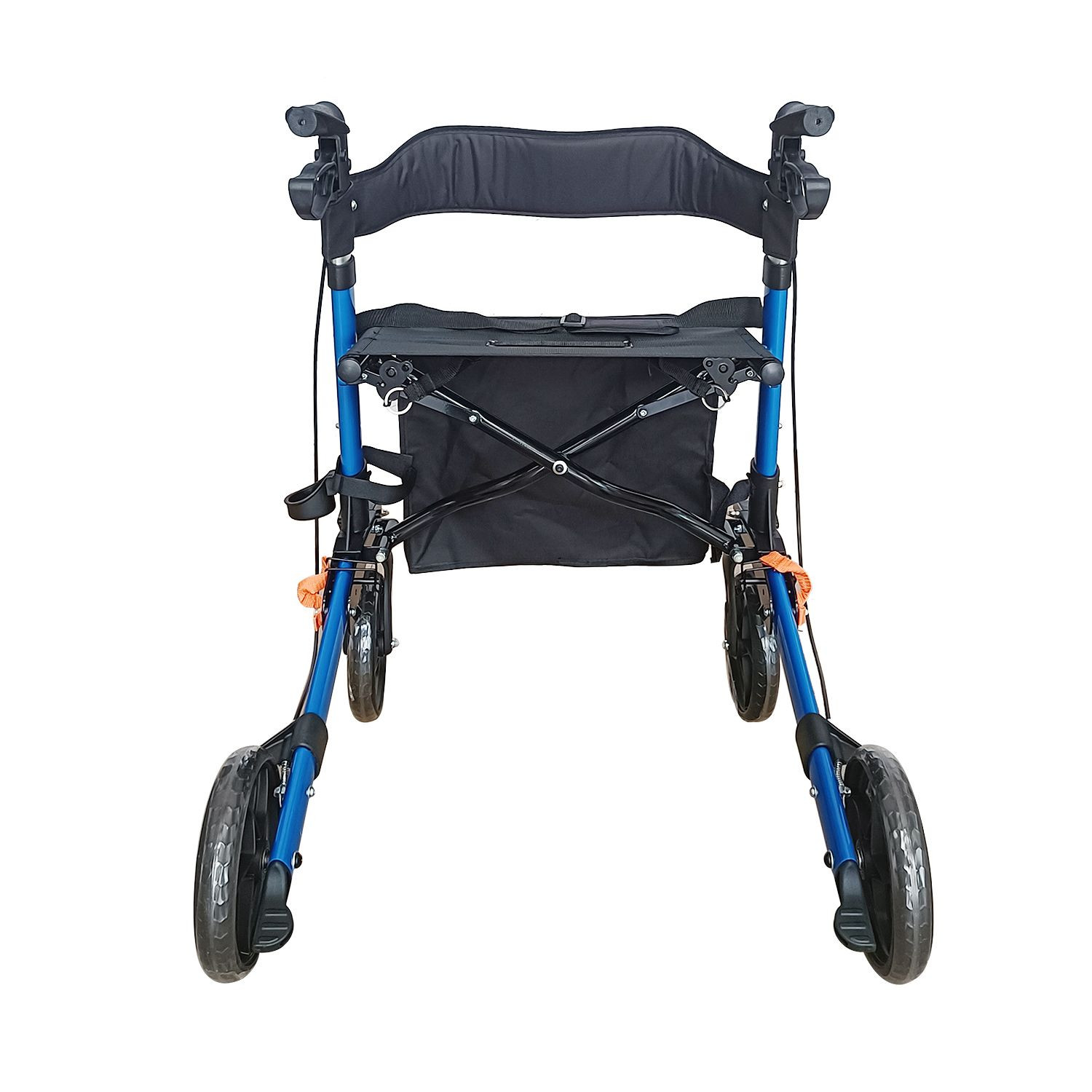 Steel  Frame Adult Elderly Walking Aid Folding Walker Rollator