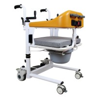 Manual Patient Lift Transfer Chair for Home Eldly care products, Portable Transfer Nursing Chair Lifter