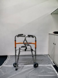 3-in-1 Stand-Assist Folding Walker Heavy Duty Walking Mobility Aid